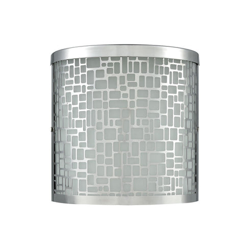 Elk Hooper 2 Light SCONCE in Polished Stainless Finish Model: 46291/2