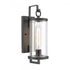 Elk Hopkins 15.75 Inch High 1 Light Outdoor Sconce Charcoal Black Model: 89490/1