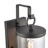 Elk Hopkins 15.75 Inch High 1 Light Outdoor Sconce Charcoal Black Model: 89490/1