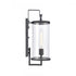 Elk Hopkins 18 Inch High 1 Light Outdoor Sconce Charcoal Black Model: 89491/1