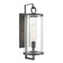 Elk Hopkins 20.25 Inch High 1 Light Outdoor Sconce Charcoal Black Model: 89492/1