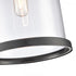 Elk Hopkins 7.25 Inch Wide 1 Light Outdoor Hanging Light Charcoal Black Model: 89495/1