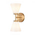 Elk Houghton 15 Inch High 2 Light Vanity Light in Brushed Gold Model: EC89272/2
