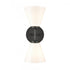 Elk Houghton 15 Inch High 2 Light Vanity Light in Matte Black Model: EC89262/2