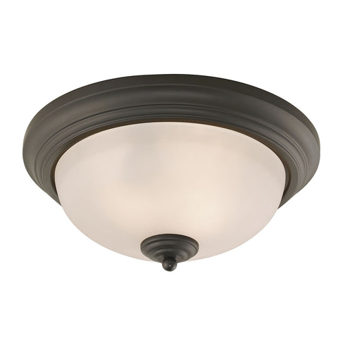 Elk Huntington FLUSH MOUNT in Oil Rubbed Bronze Finish Model: 7053FM/10