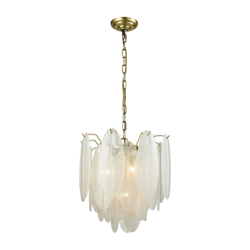 Elk Hush PENDANT in White Finish Model: D3310