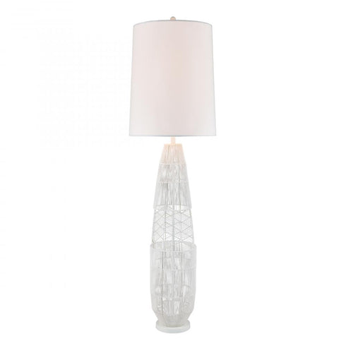Elk Husk 63 Inch High 1 Light Floor Lamp in White Model: S0019-11155