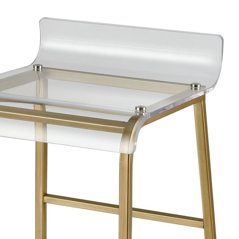 Elk Hyperion STOOL in Aged Gold Finish Model: 351-10263
