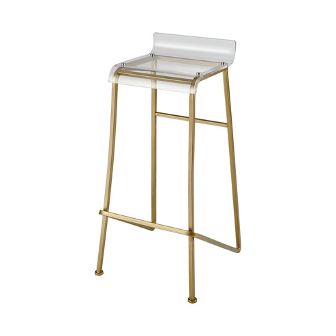 Elk Hyperion STOOL in Aged Gold Finish Model: 351-10263