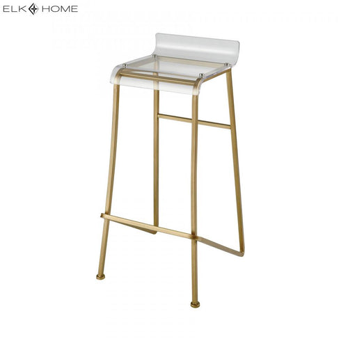 Elk Hyperion STOOL in Aged Gold Finish Model: 351-10263