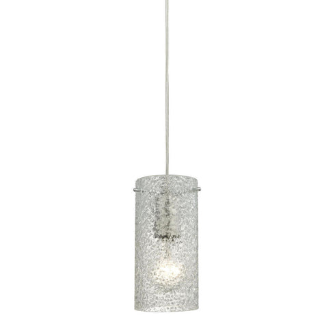 Elk Ice Fragments MINI PENDANT in Satin Nickel Finish Model: 10242/1CL