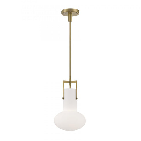 Elk Izel 10 Inch Wide 1 Light Pendant in Antique Brass Model: 4641-AN-MO