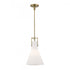 Elk Izel 12 Inch Wide 1 Light Pendant in Antique Brass Model: 4661-AN-MO