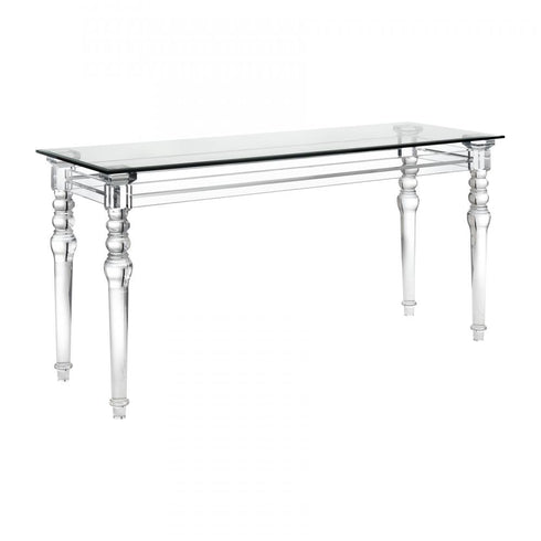 Elk Jacobs CONSOLE TABLE DESK in Clear Finish Model: H0015-9098