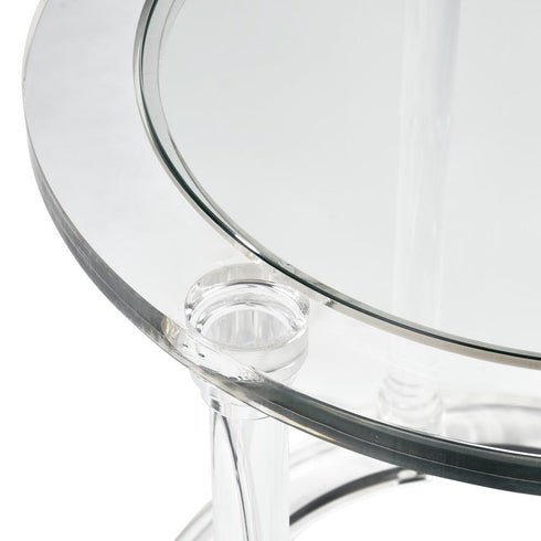Elk Jacobs Nesting Table Set of 2 Round in Clear Model: H0015-9104/S2