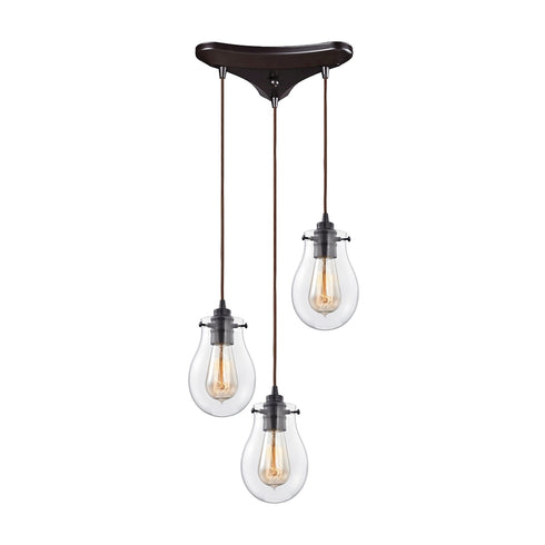 Elk Jaelyn MINI PENDANT in Oil Rubbed Bronze Finish Model: 31934/3