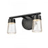 Elk Jergen 12.5 Inch Wide 2 Light Vanity Light in Matte Black Model: 81691/2