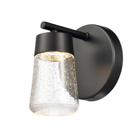 Elk Jergen 5 Inch Wide 1 Light Vanity Light in Matte Black Model: 81690/1