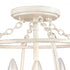 Elk Joanie 13 Inch Wide 3 Light Semi Flush Mount in Antique White Model: EC89683/3