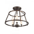 Elk Joanie 13 Inch Wide 3 Light Semi Flush Mount in Old Bronze Model: EC89693/3