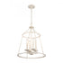 Elk Joanie 17.25 Inch Wide 4 Light Pendant in Antique White Model: EC89684/4