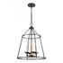 Elk Joanie 17.25 Inch Wide 4 Light Pendant in Old Bronze Model: EC89694/4