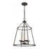 Elk Joanie 17.25 Inch Wide 4 Light Pendant in Old Bronze Model: EC89694/4