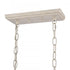 Elk Joanie 34 Inch Wide 6 Light Linear Chandelier in Antique White Model: EC89685/6
