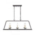 Elk Joanie 34 Inch Wide 6 Light Linear Chandelier in Old Bronze Model: EC89695/6
