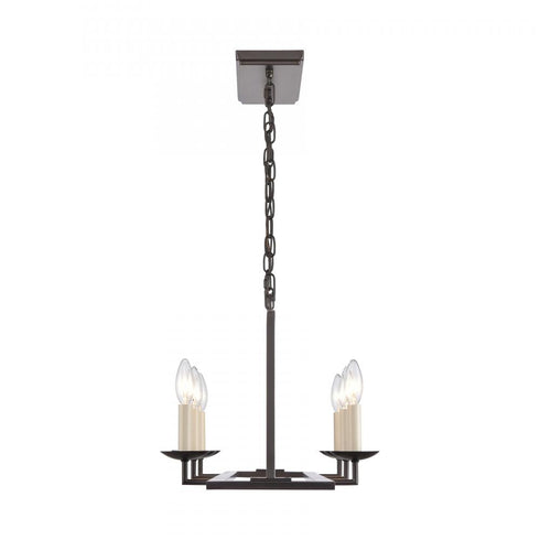 Elk Joanie 34 Inch Wide 6 Light Linear Chandelier in Old Bronze Model: EC89695/6