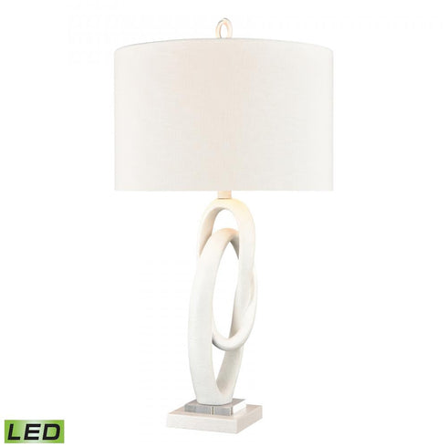 Elk Jovian 30 Inch High 1 Light Table Lamp in Matte White Includes LED Bulb Model: H0019-8064-LED