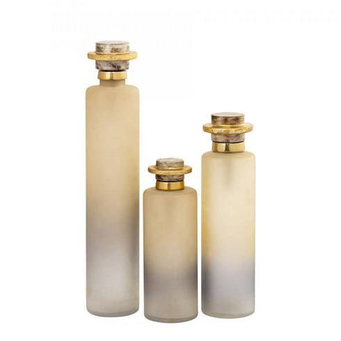 Elk Judie VASE JAR BOTTLE (2 pack) (2 pack) in Frosted Ombre Finish Model: H0807-8736/S3