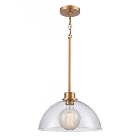 Elk Julian 14'' Wide 1 Light Pendant Brushed Model: 89915/1