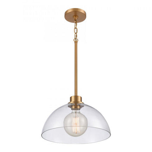 Elk Julian 14'' Wide 1 Light Pendant Brushed Model: 89915/1