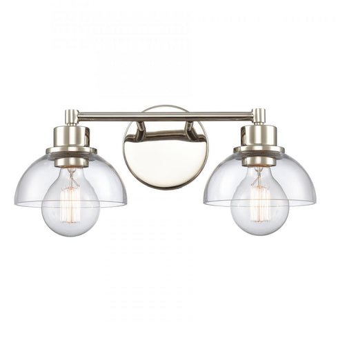 Elk Julian 16 Inch Wide 2 Light Vanity Light Polished Nickel Model: 89921/2