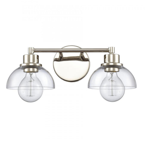 Elk Julian 16 Inch Wide 2 Light Vanity Light Polished Nickel Model: 89921/2