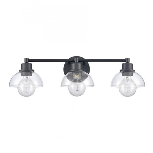 Elk Julian 24 Inch Wide 3 Light Vanity Light Matte Black Model: 89902/3