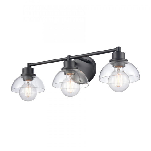 Elk Julian 24 Inch Wide 3 Light Vanity Light Matte Black Model: 89902/3