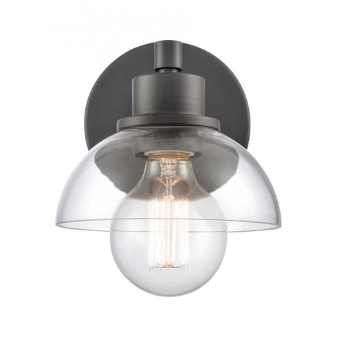 Elk Julian 6 Inch Wide 1 Light Vanity Light Matte Black Model: 89900/1