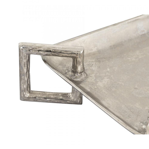 Elk Juniper BOWL TRAY in Polished Silver Finish Model: H0807-8740/S2