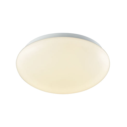 Elk Kalona 1 Light FLUSH MOUNT in White Finish Model: CL783004
