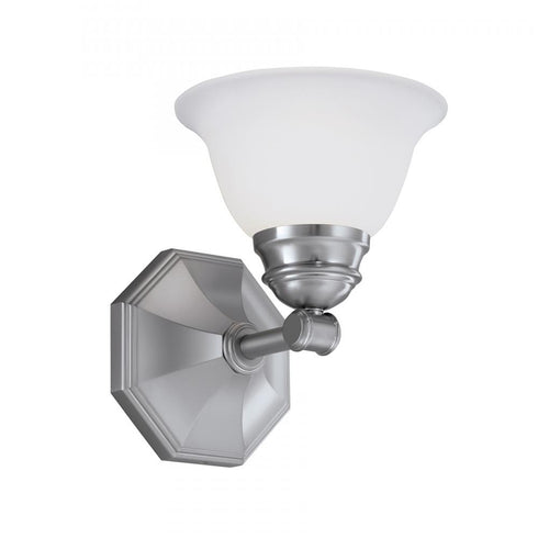 Elk Kathryn 8.75 Inch High 1 Light Sconce in Brushed Nickel Model: 8941-BN-FR
