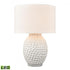 Elk Keem Bay 24 Inch High 1 Light Table Lamp in White Includes LED Bulb Model: H019-7256-LED