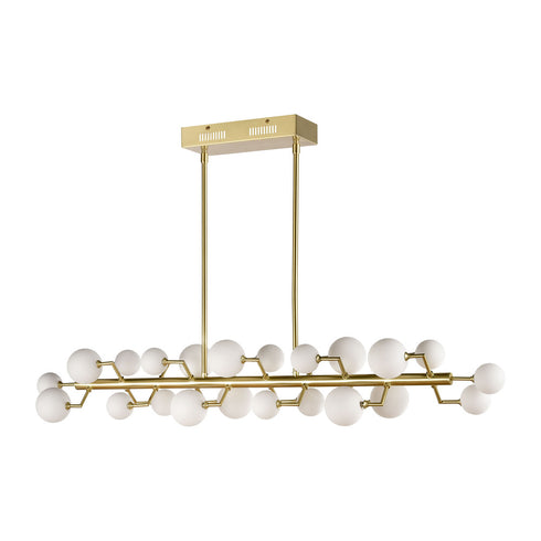 Elk Keir ISLAND LIGHT in Brass White Finish Model: H018-7247