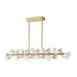 Elk Keir ISLAND LIGHT in Brass White Finish Model: H018-7247