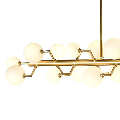 Elk Keir ISLAND LIGHT in Brass White Finish Model: H018-7247