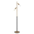 Elk Kelston 62 Inch High 2 Light Floor Lamp in Matte Black Model: S0019-9564