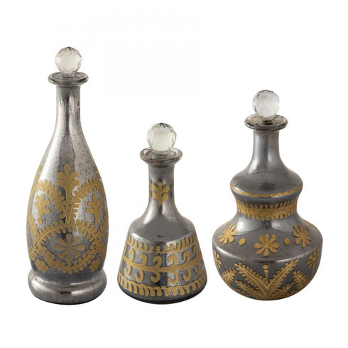 Elk Kemal VASE JAR BOTTLE in Antique Silver Finish Model: S0807-8757/S3