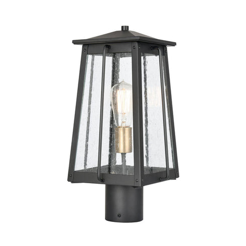 Elk Kirkdale POST MOUNT in Matte Black Finish Model: 83406/1