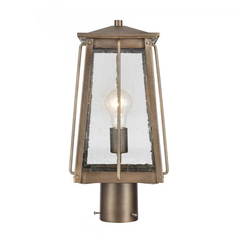 Elk Kirkdale POST MOUNT in Vintage Brass Finish Model: 83416/1
